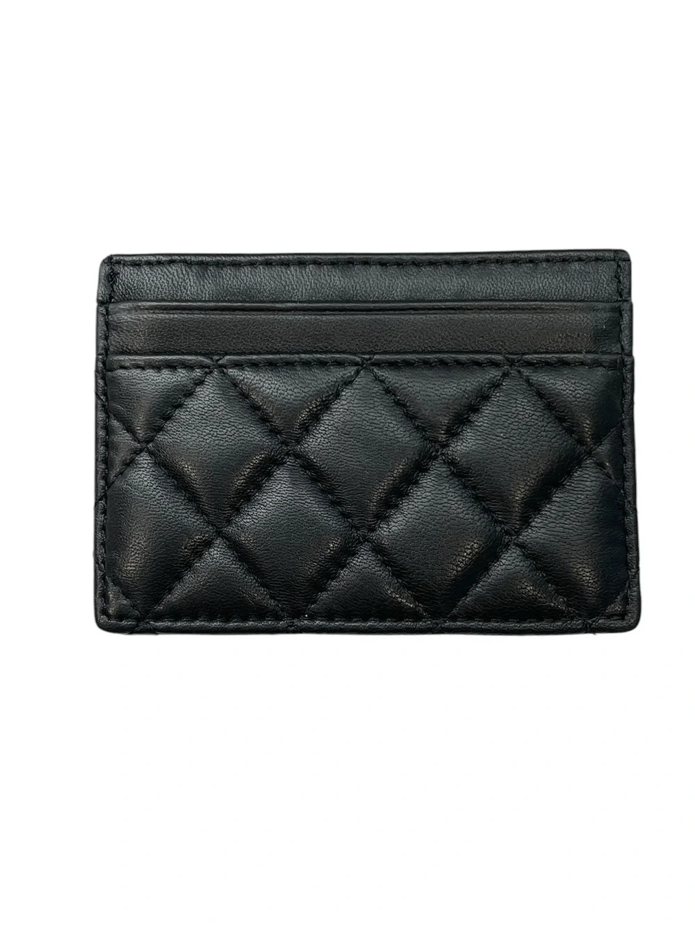 🖤 Black Quilted Leather Card Holder 🖤